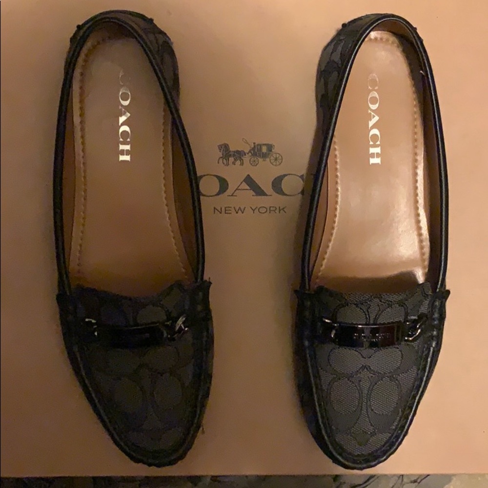 EUC Coach Moccasins